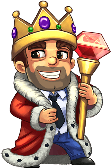 King Outfit - Cartoon (650x650), Png Download