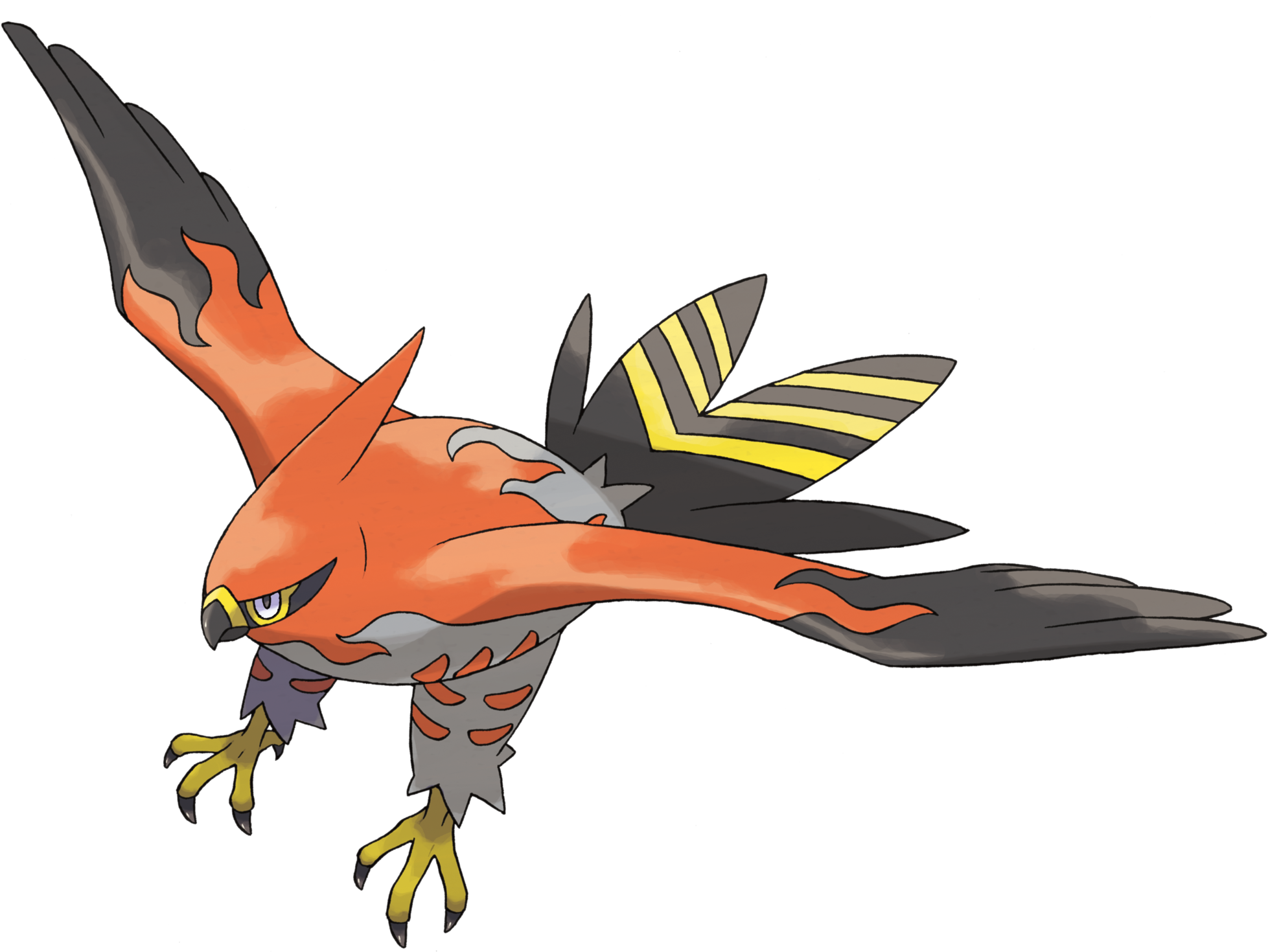 663talonflame - Pokemon 663 (1280x1280), Png Download