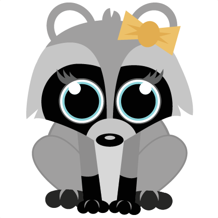 Cute Raccoon Svg Cut File For Scrapbooking Raccoon - Cute Raccoon Cartoon Png (432x432), Png Download