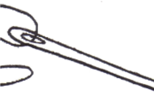 Sewing Needle Png Transparent Images - Needle Clipart Black And White (640x480), Png Download