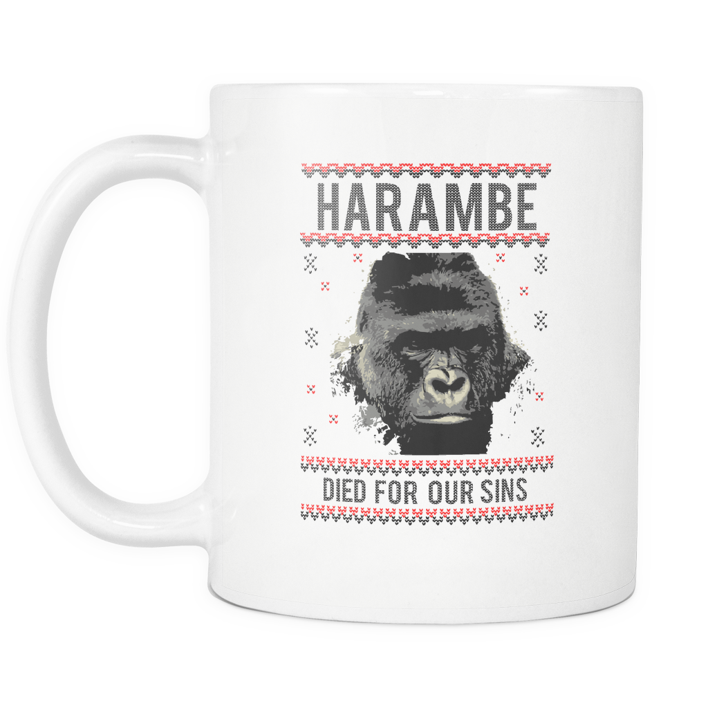 harambe ugly sweater