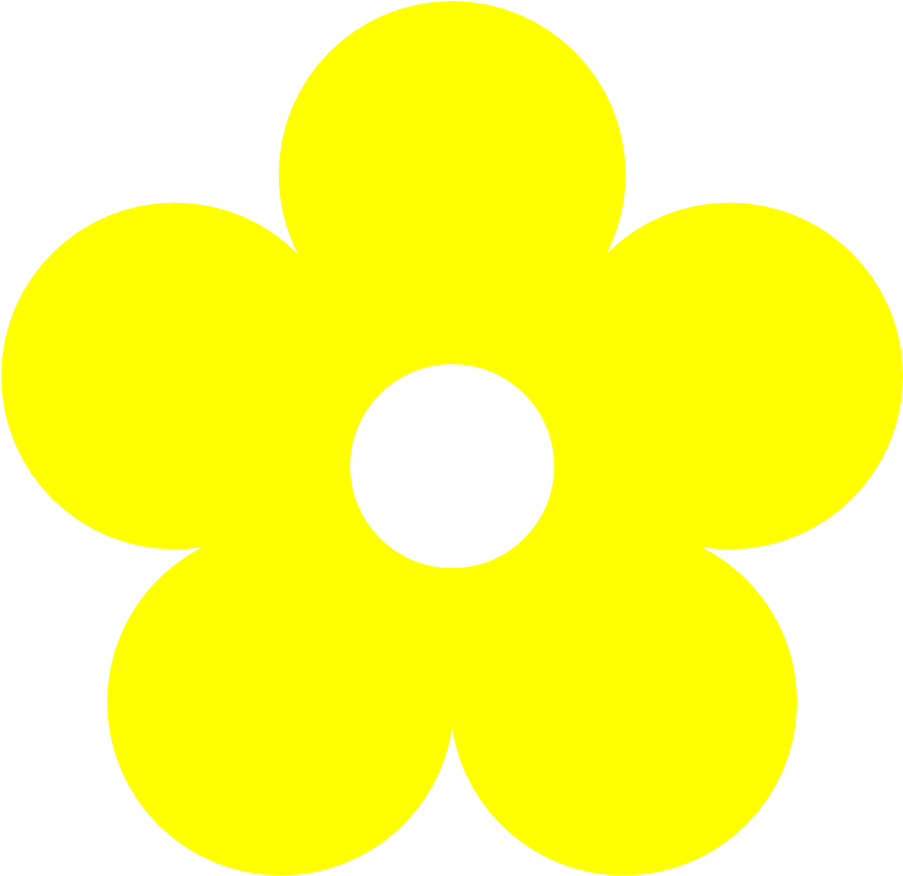 Flowers For Yellow Flower Clip Art Png - Clip Art (999x990), Png Download