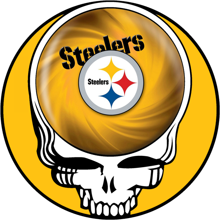 Steelers Logo Png - Pittsburgh Steelers Bowling Ball (750x750), Png Download