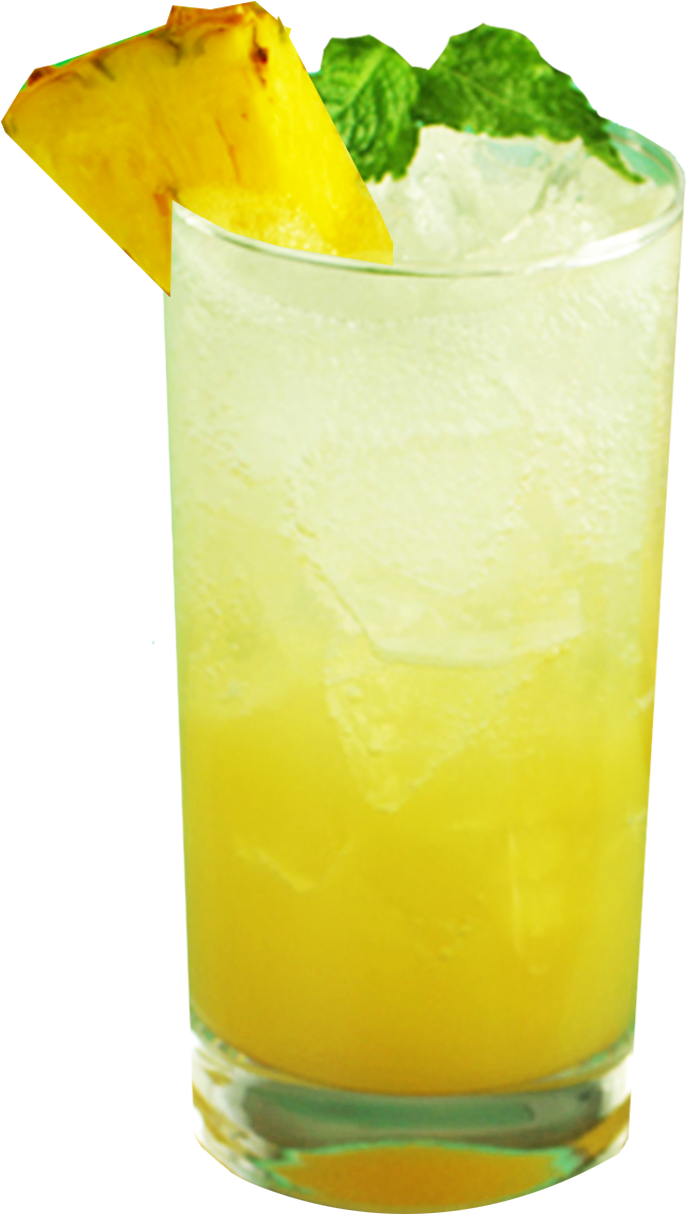 Pineapple Mint Soda - Soft Drink (1200x1800), Png Download