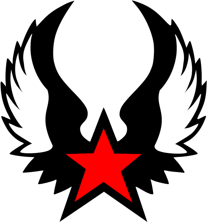 Star Download Computer Icons Drawing - Red Winged Star (750x750), Png Download
