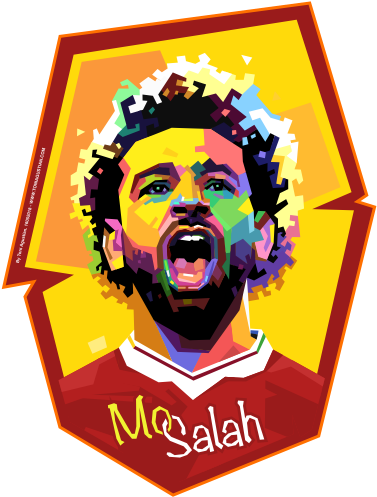 Mo Salah Pop Art - Mohamed Salah Pop Art (400x530), Png Download