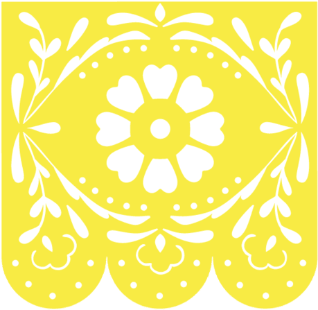 Kit Imprimible Frida Kahlo - Papel Picado Template Cricut (480x451), Png Download
