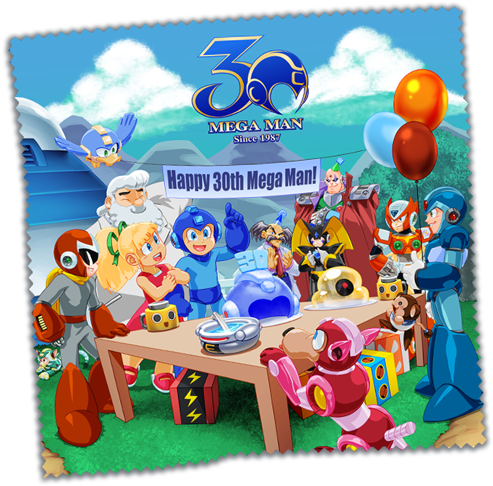 Each Copy Of Mega Man Legacy Collection 1 2 Purchased - Mega Man 30th Anniversary (500x500), Png Download