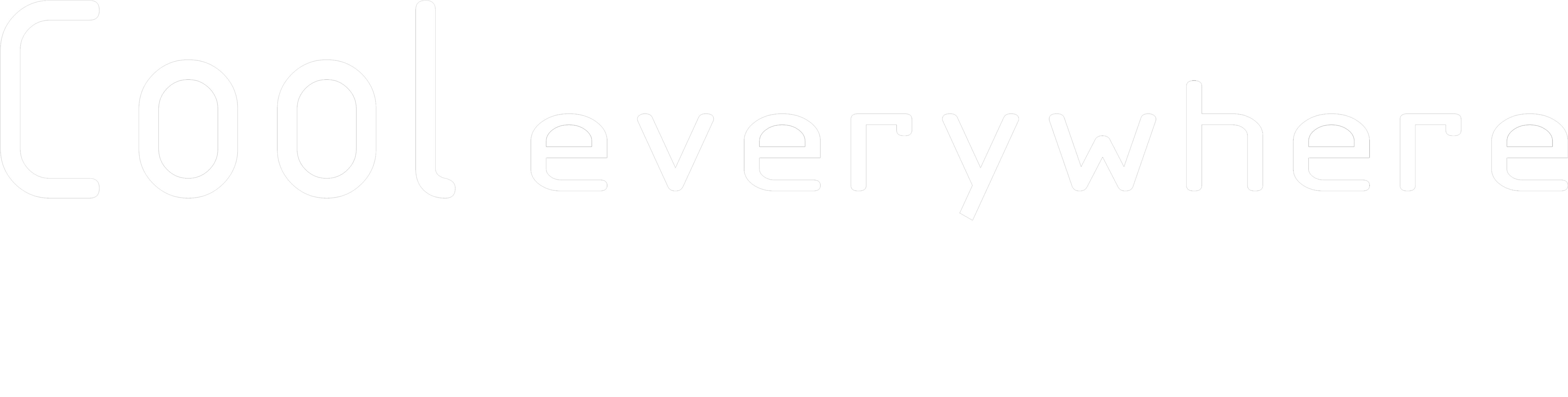 Cool Everywhere Cool Everywhere - Monochrome (7087x2835), Png Download