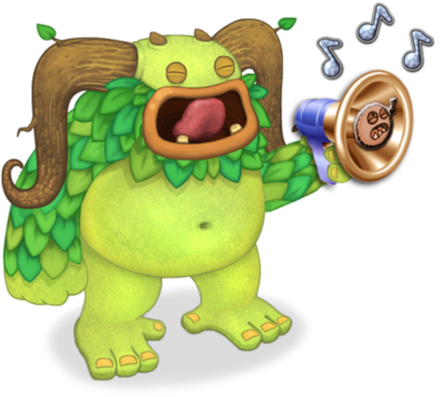 Entbrat With Megaphone - Big Blue Bubble (511x437), Png Download