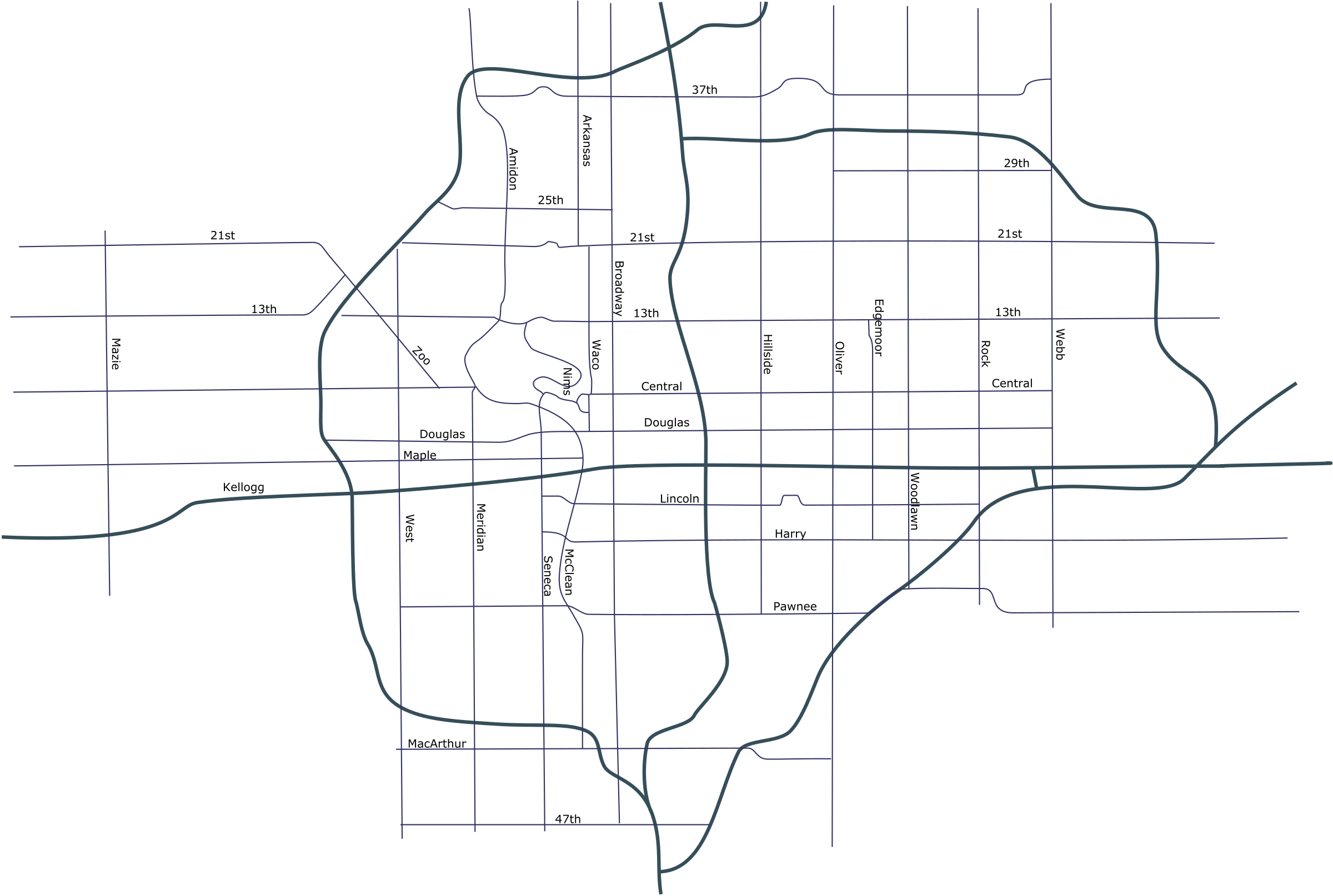 Street Map Of Wichita Ks Download Street Map Of Wichita Kansas Icons Png - Kansas Png Image With No  Background - Pngkey.com