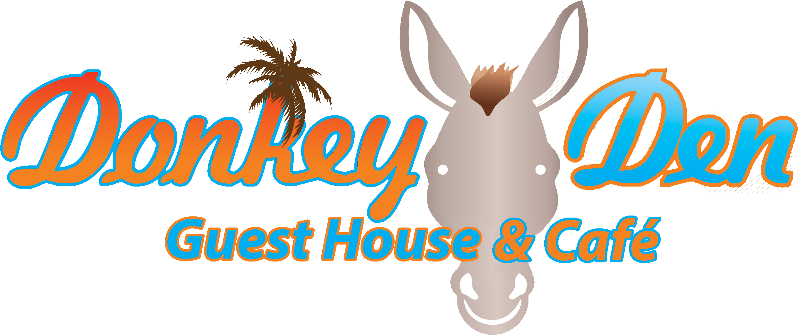 The Donkey Den Logo - Donkey Den House (2836x1181), Png Download