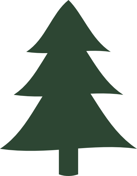 How To Set Use Small Pointy Pine Tree Clipart (468x600), Png Download