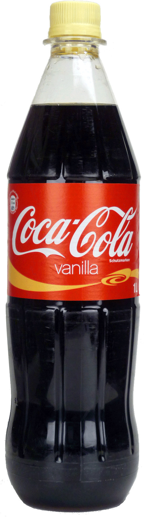 Coca Cola Bottle Png Image - Vanilla Coca Cola Png (500x1802), Png Download