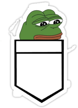Feels Bad Man Pocket Pepe Merch ®®™ - Printing (375x360), Png Download