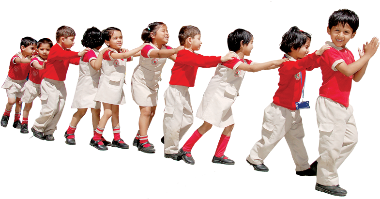 Children Playing Png Download - Playing Children Png (599x246), Png Download