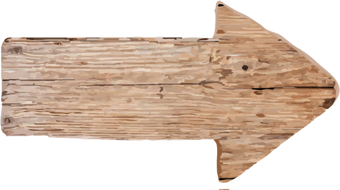 Wood Plank Png Www Imgkid Com The Image Kid Has It - Wooden Plank Arrow (700x384), Png Download