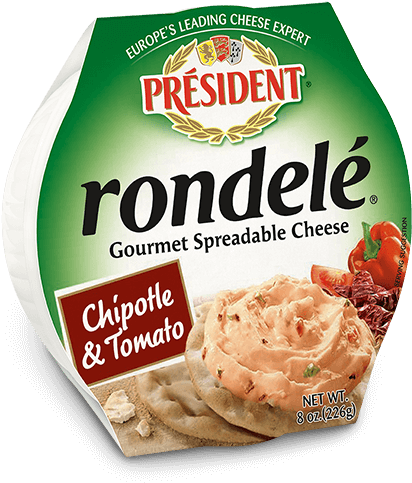 8 Oz - Lactalis Vegetable Cheese Spread (500x500), Png Download