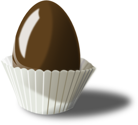 Chocolate Easter Egg Svg Clip Arts 600 X 533 Px (600x533), Png Download