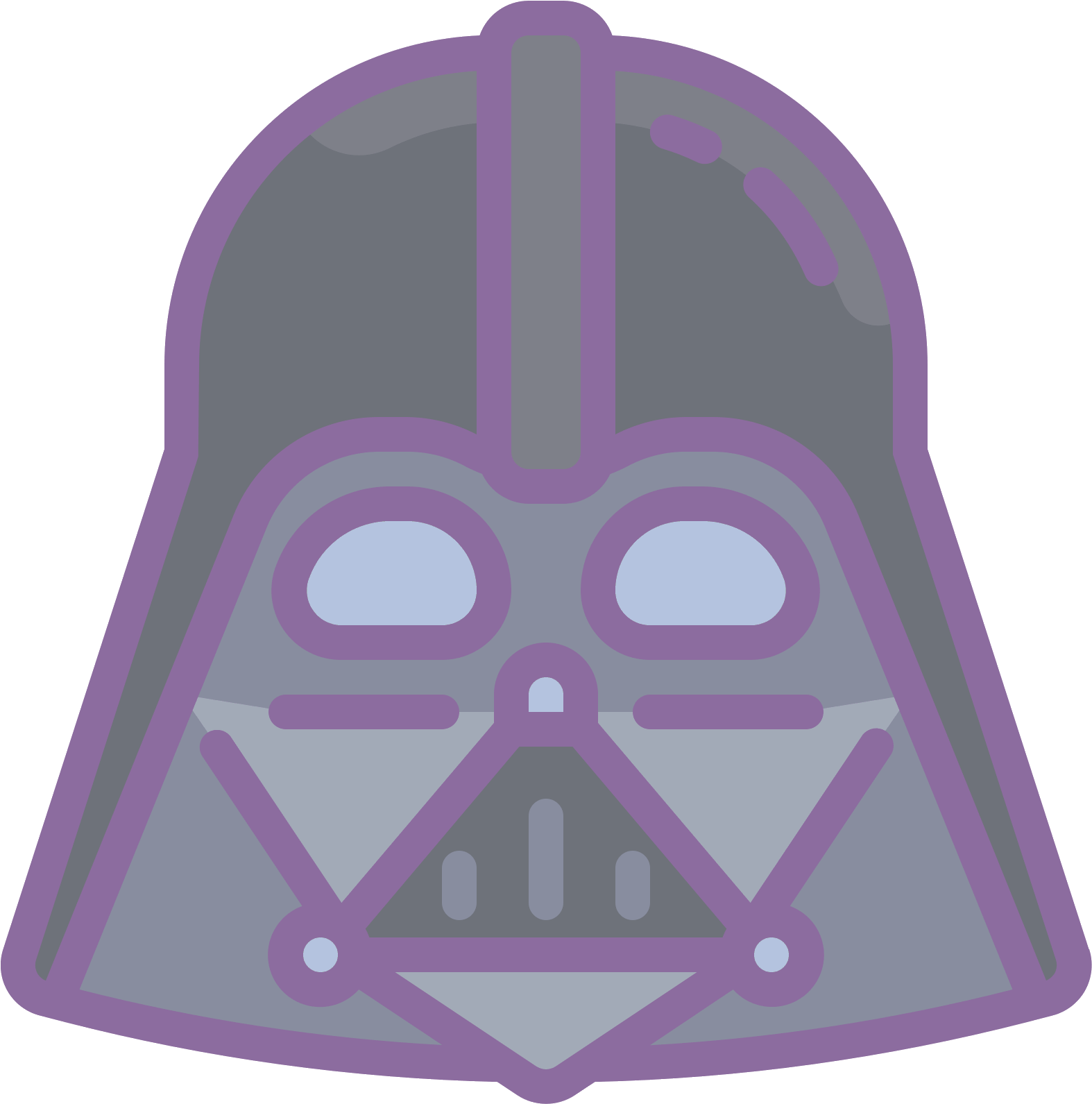 Darth Vader Icon - Anakin Skywalker (1600x1600), Png Download