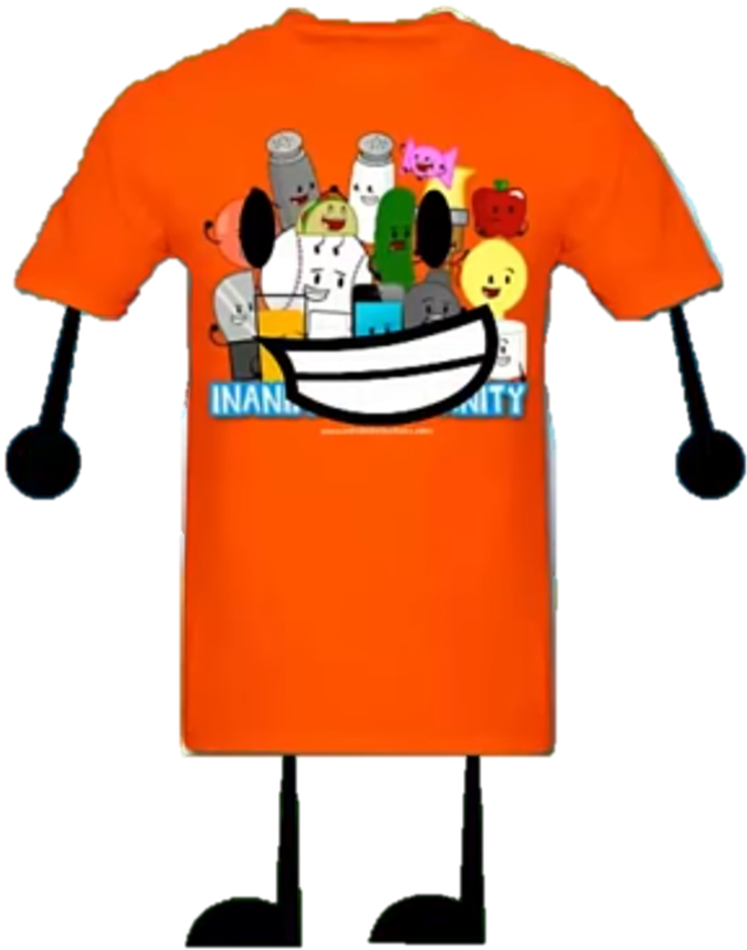 Inanimate Insanity Shirt - Object Show 87 Inanimate Insanity Shirt (676x859), Png Download
