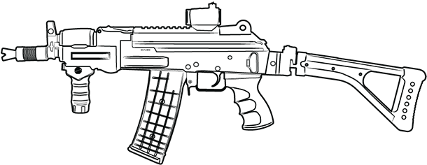 Ak47 Spetsnaz - Aeg - Ak-47 (640x480), Png Download