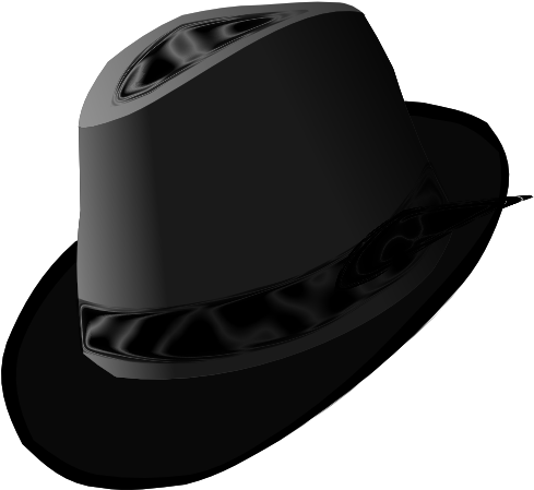 Fedora Hat Transparent Pictures - Michael Jackson Hat Clipart Png (558x597), Png Download