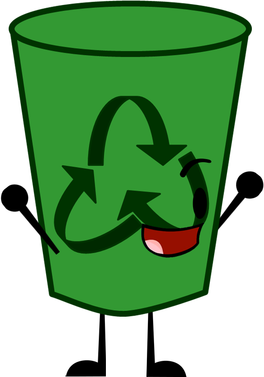 Recycle Bin By Objectchaos - Object Shows Recycle Bin (538x743), Png Download