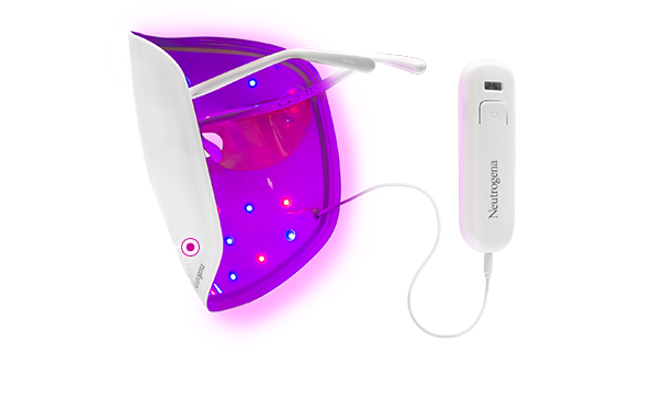 Neutrogena Acne Light Therapy Mask - Visibly Clear Masque Luminotherapie (595x424), Png Download