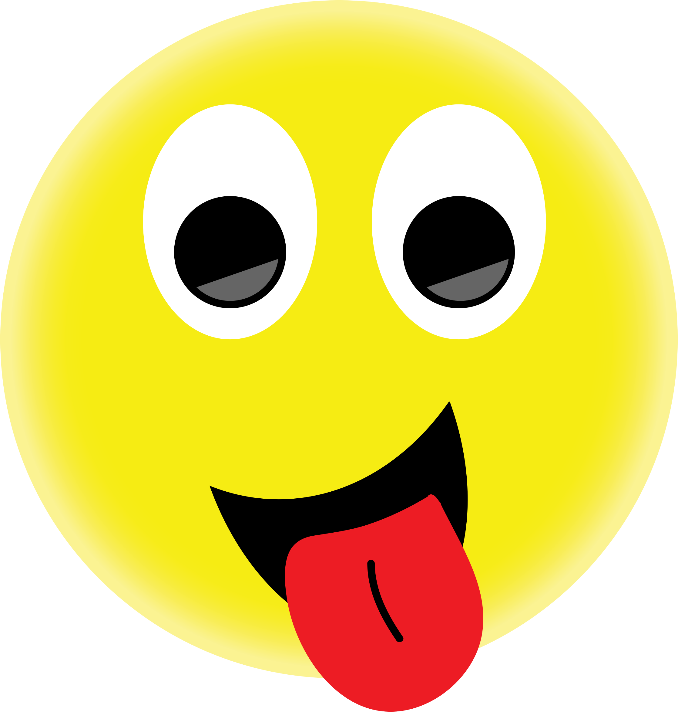 This Free Icons Png Design Of Smiley Face With Tongue (2236x2346), Png Download