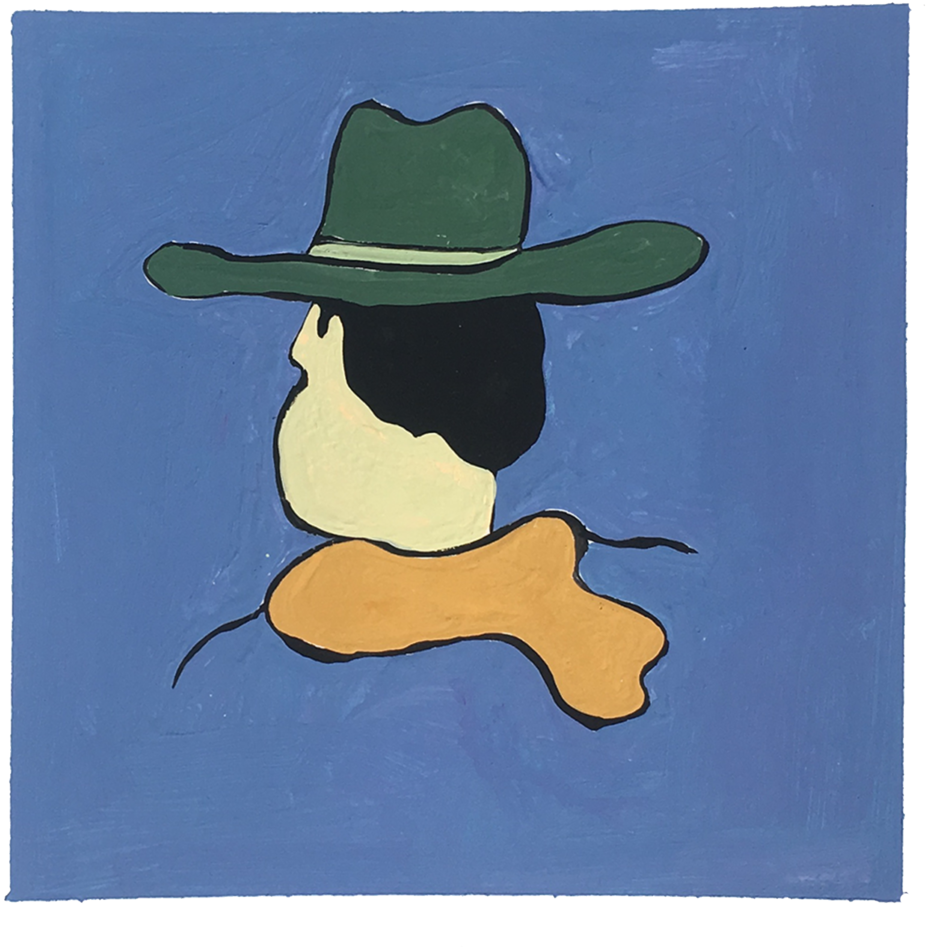 2purplecowboy - Cartoon (1000x1000), Png Download