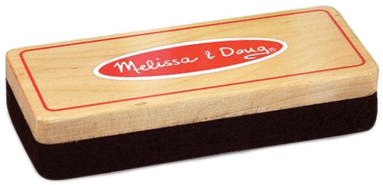 Melissa & Doug Felt Chalk Eraser - Chalk Eraser (600x396), Png Download