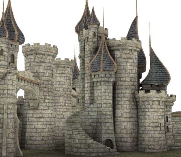 Fantasy Castle Png Photos - Fantasía Castillo En Png (600x521), Png Download