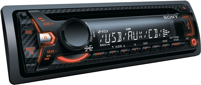 Cxs G1016u 17 - Autoradio Sony Cdx G1100u (1014x396), Png Download