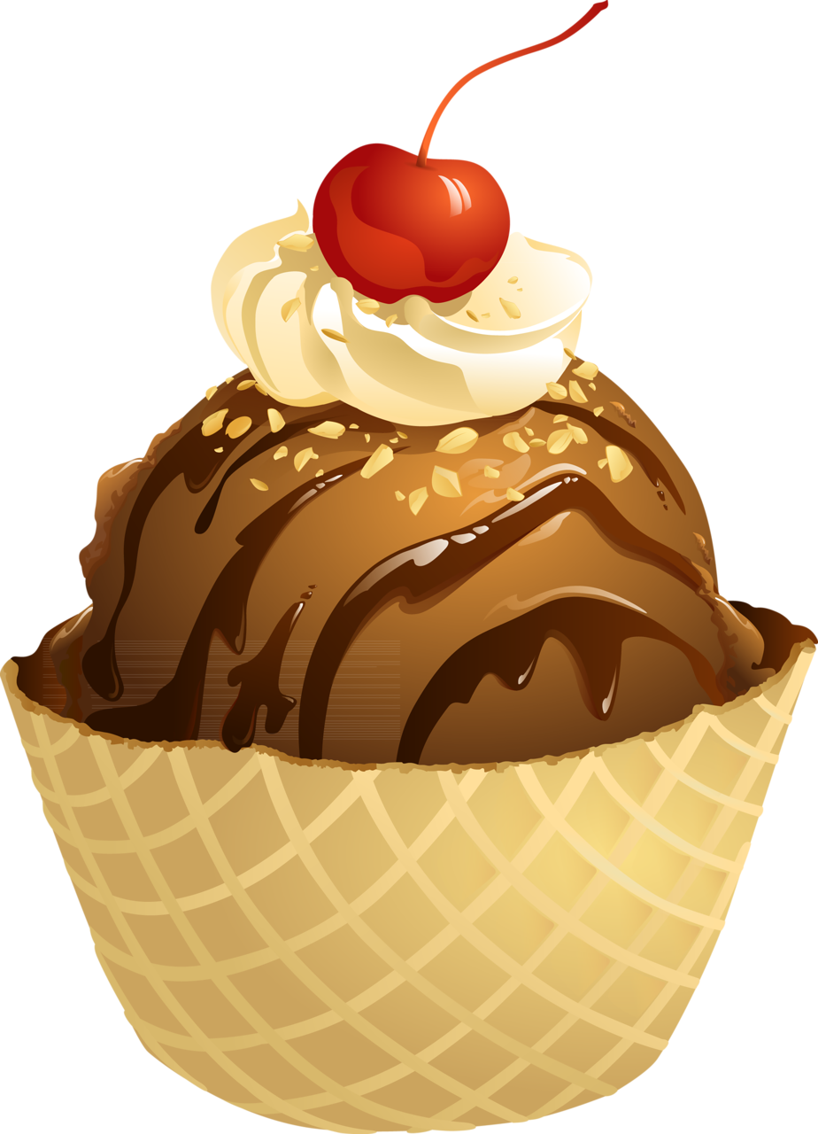 Pie Clipart Fresh Baked Cookie - Ice Cream (924x1280), Png Download