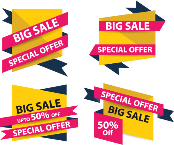 Label Vector Ribbor - Gradient (640x640), Png Download