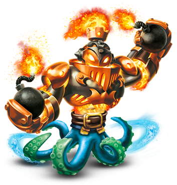 Blastbuckler - Skylanders Png (353x369), Png Download