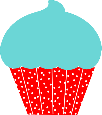 Black Cupcake Clipart Free (354x400), Png Download