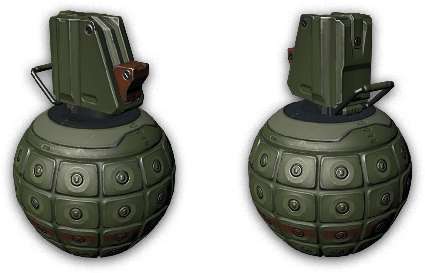 Grenades - Halo 4 Frag Grenade (1290x726), Png Download