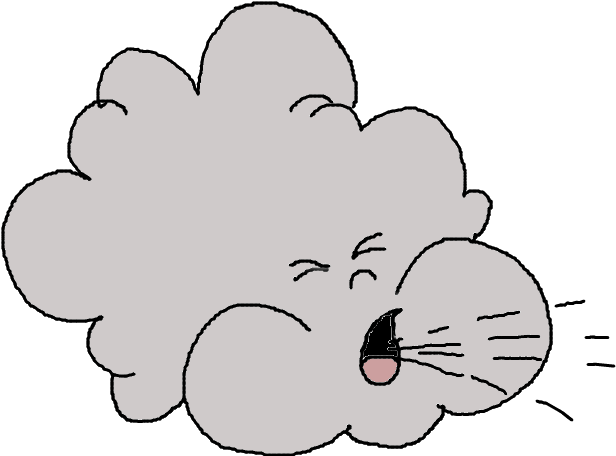 Download Wind Blowing Clipart Kid Drawing Png Image With No