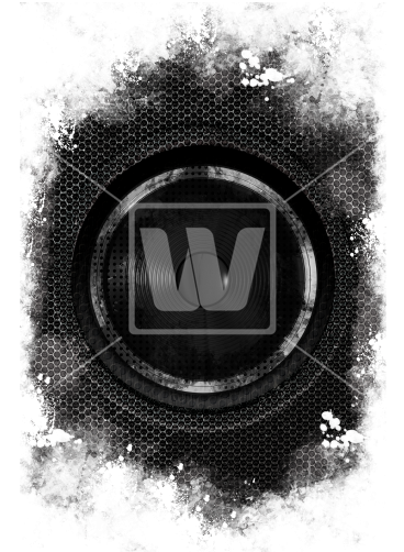 Grunge Black Speaker - Hard Techno Rave Edition Vol 4 - Various - Download (367x550), Png Download