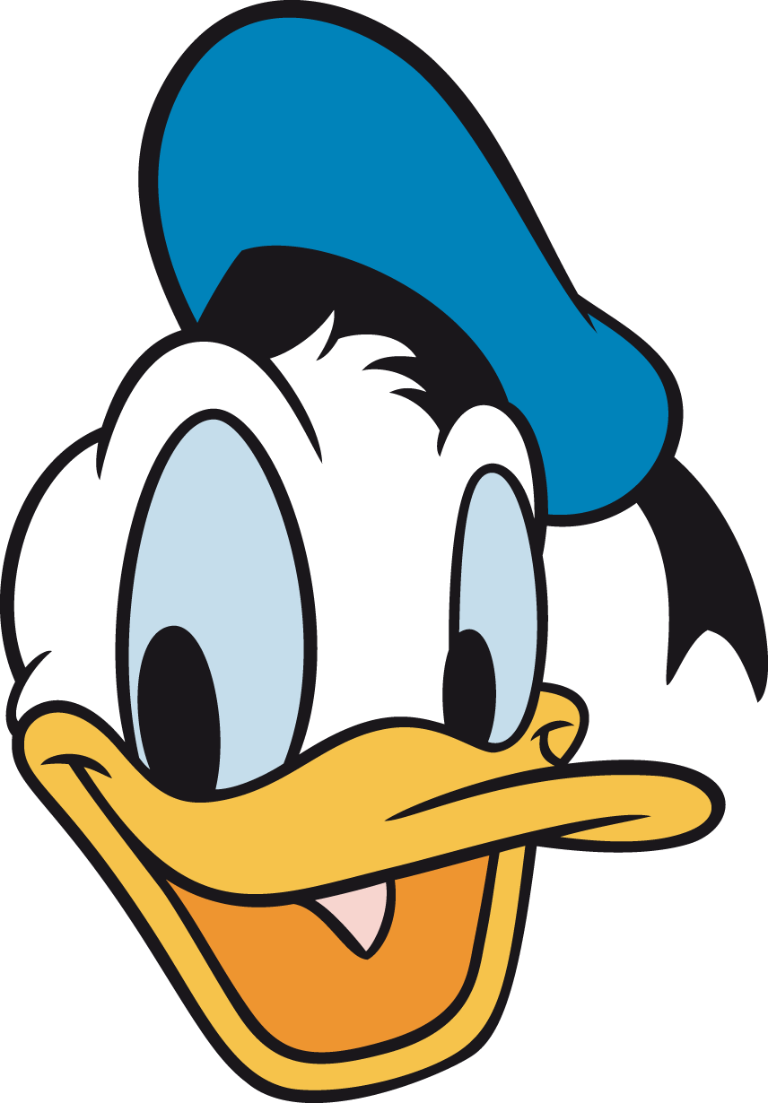Donald Duck By Ireprincess - Cartoon Donald Duck Face (856x1230), Png Download
