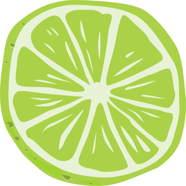 How To Set Use Lime Slice Clipart (600x599), Png Download