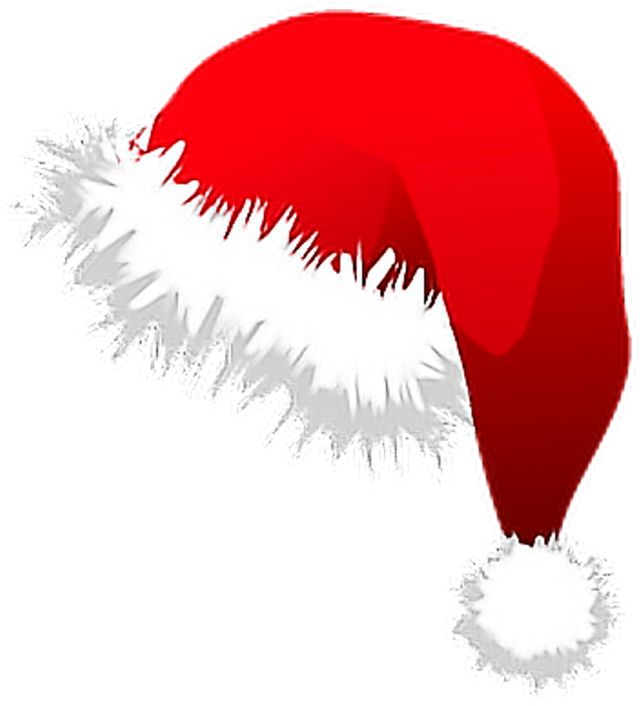 Christmas Hat Sombrero Gorro Navidad Freetoedit - Santa Hat Clipart Transparent Background (1024x1024), Png Download
