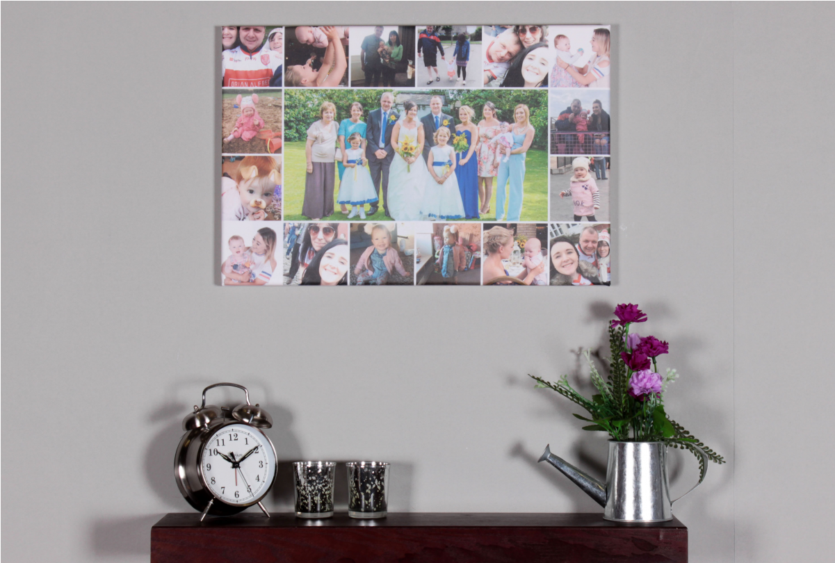 Polaroid Perfect Canvas Photo Collage Pictures Png - Wall (1200x1200), Png Download