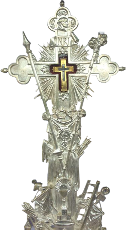 Pilgrims From Distant Malabar Came By The Thousands - Cross (420x768), Png Download