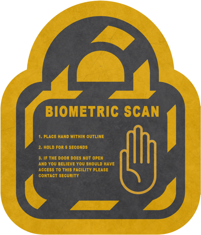 Scifi Warning Sign - Sci Fi Warning Signs (831x962), Png Download