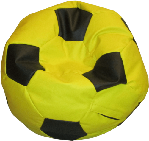 Kids Soccer Bean Bag Classic Filled With Beans In Mumbai, - Soccer Bean Bag Chair Transparent (500x500), Png Download
