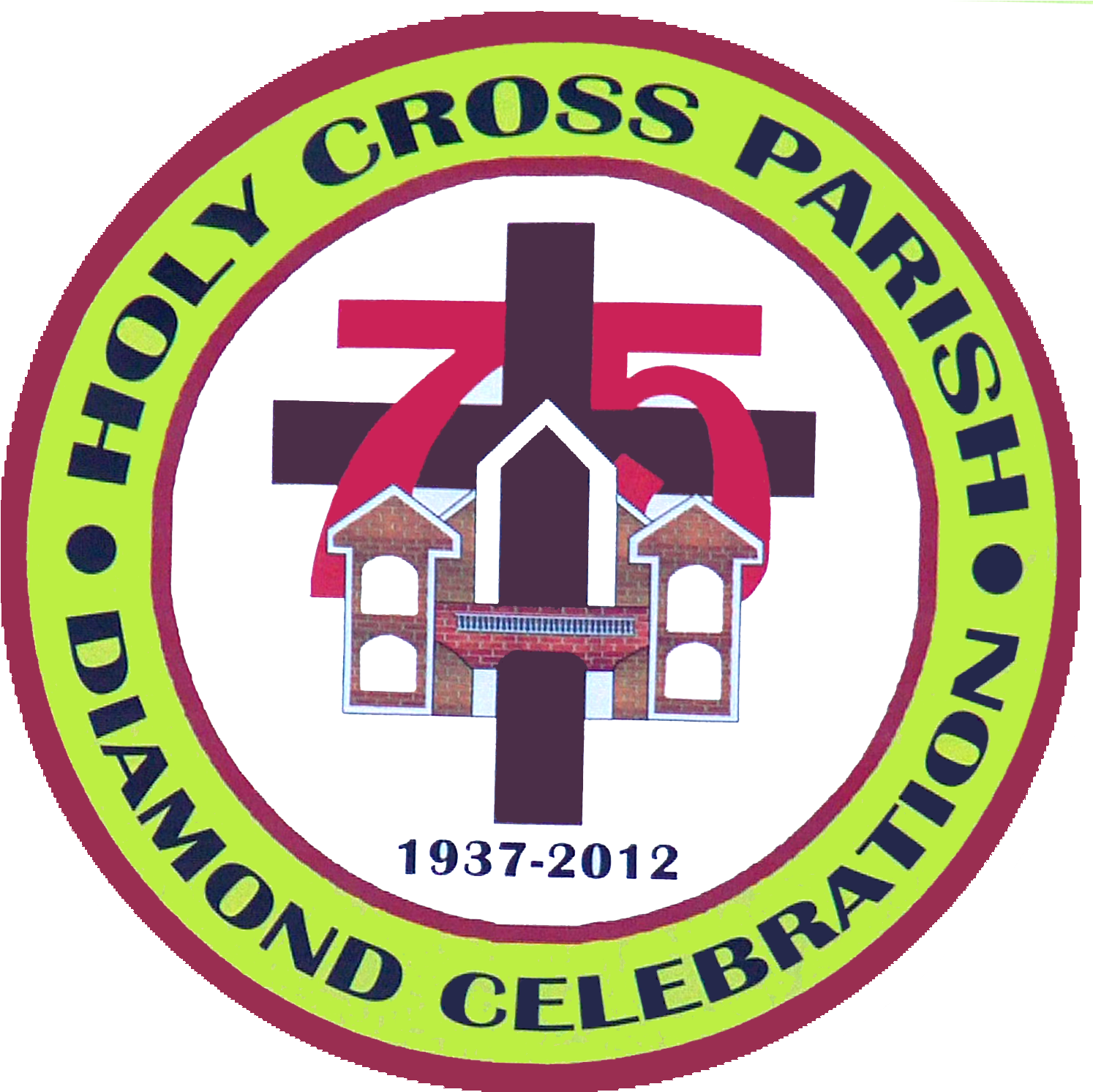 1937-2012 Marks The 75th Year Of The Foundation Of (1500x1500), Png Download