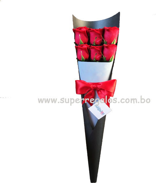 Ramo De 6 Rosas - Superhero (720x660), Png Download